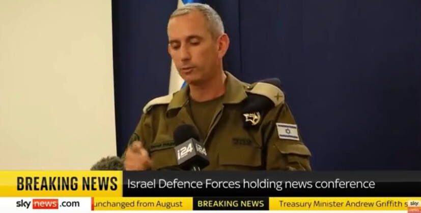 El portavoz del ejército israelí reconoce que han mentido varias veces