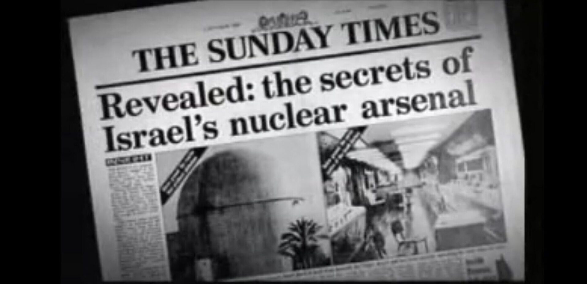 Israel y la bomba atómica
