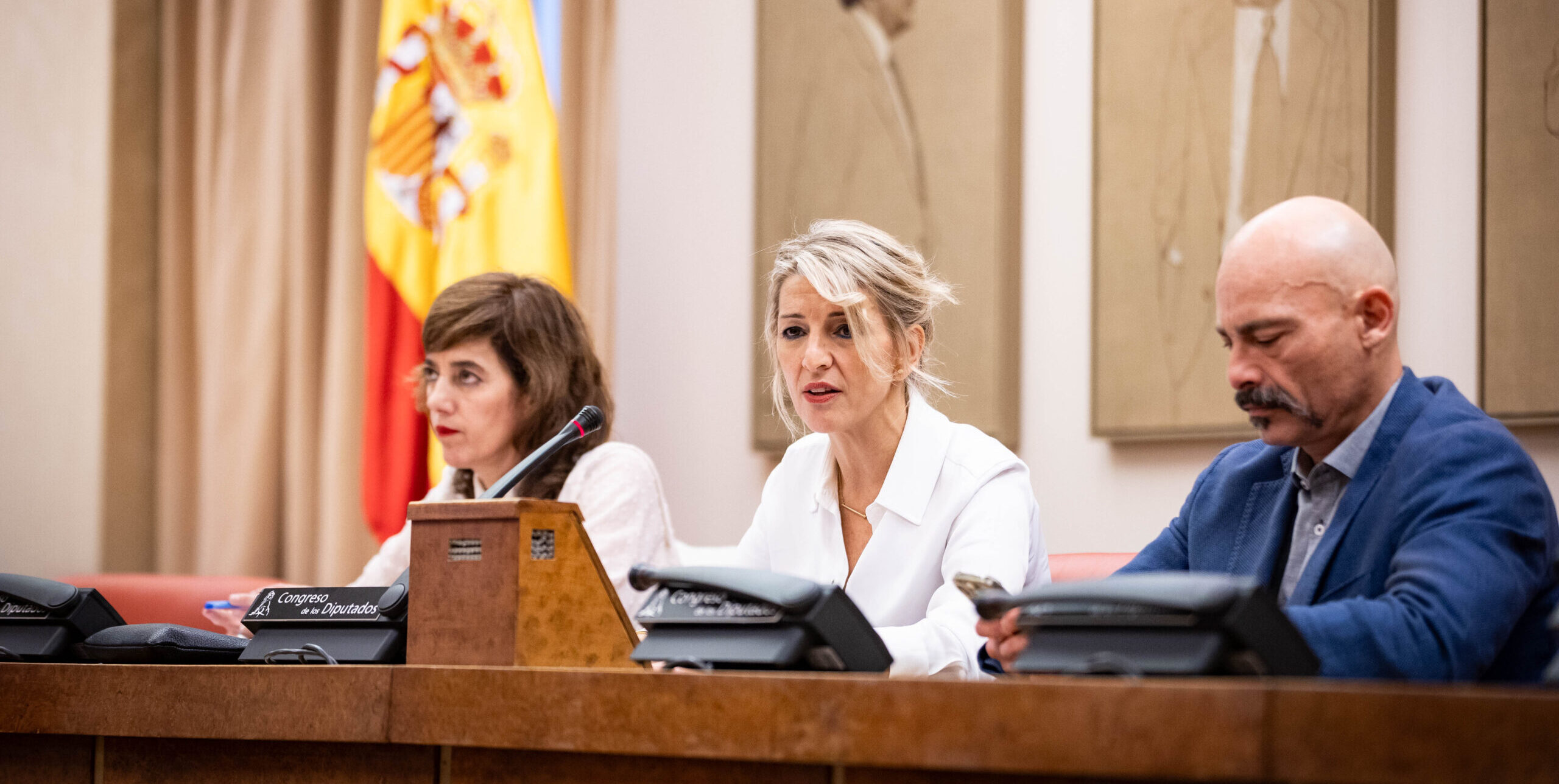 Yolanda Díaz pide a los diputados de Sumar ser «muy formales» en la investidura
