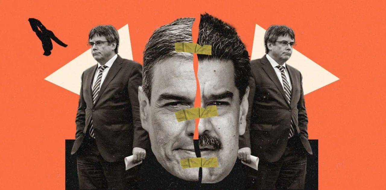 El digital de la ultraderecha venezolana en Madrid publica una infografía comparando a Pedro Sánchez con Maduro