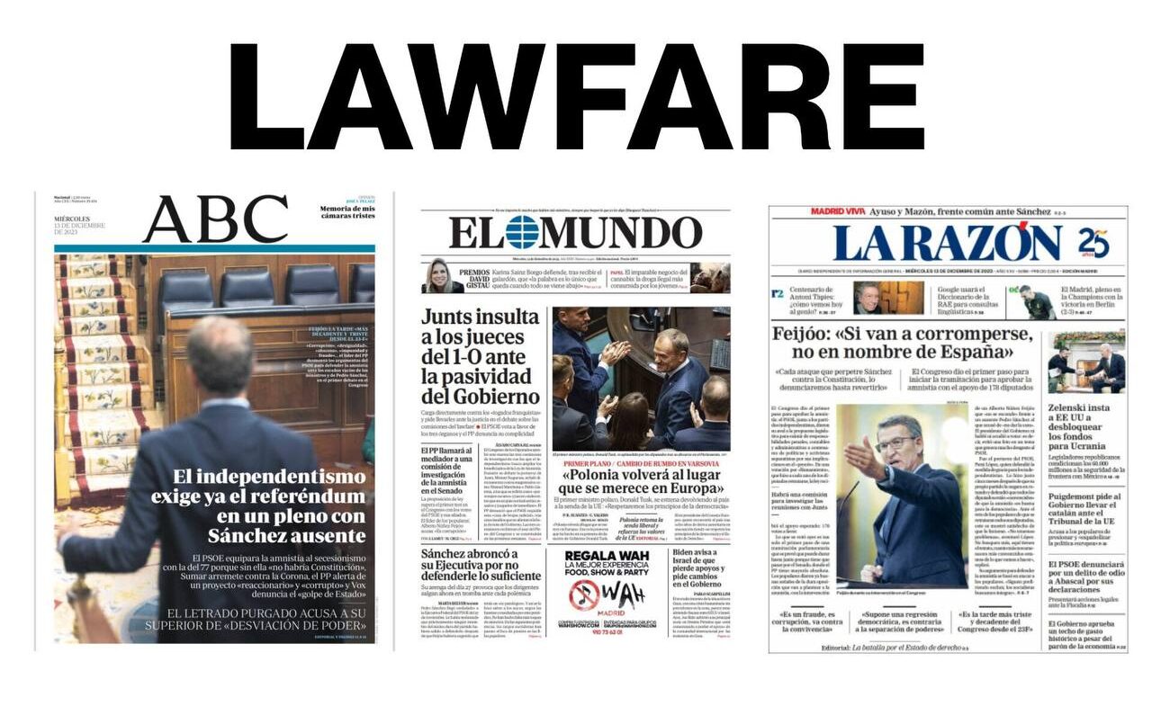 Silencio en las portadas de los periódicos sobre el archivo del Caso Neurona contra Podemos