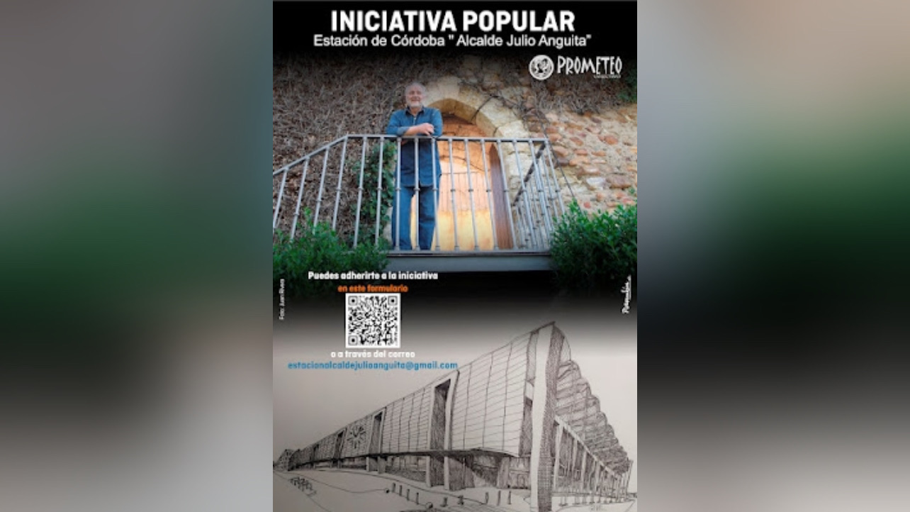 Iniciativa popular para poner a la estación de tren de Córdoba el nombre de Julio Anguita