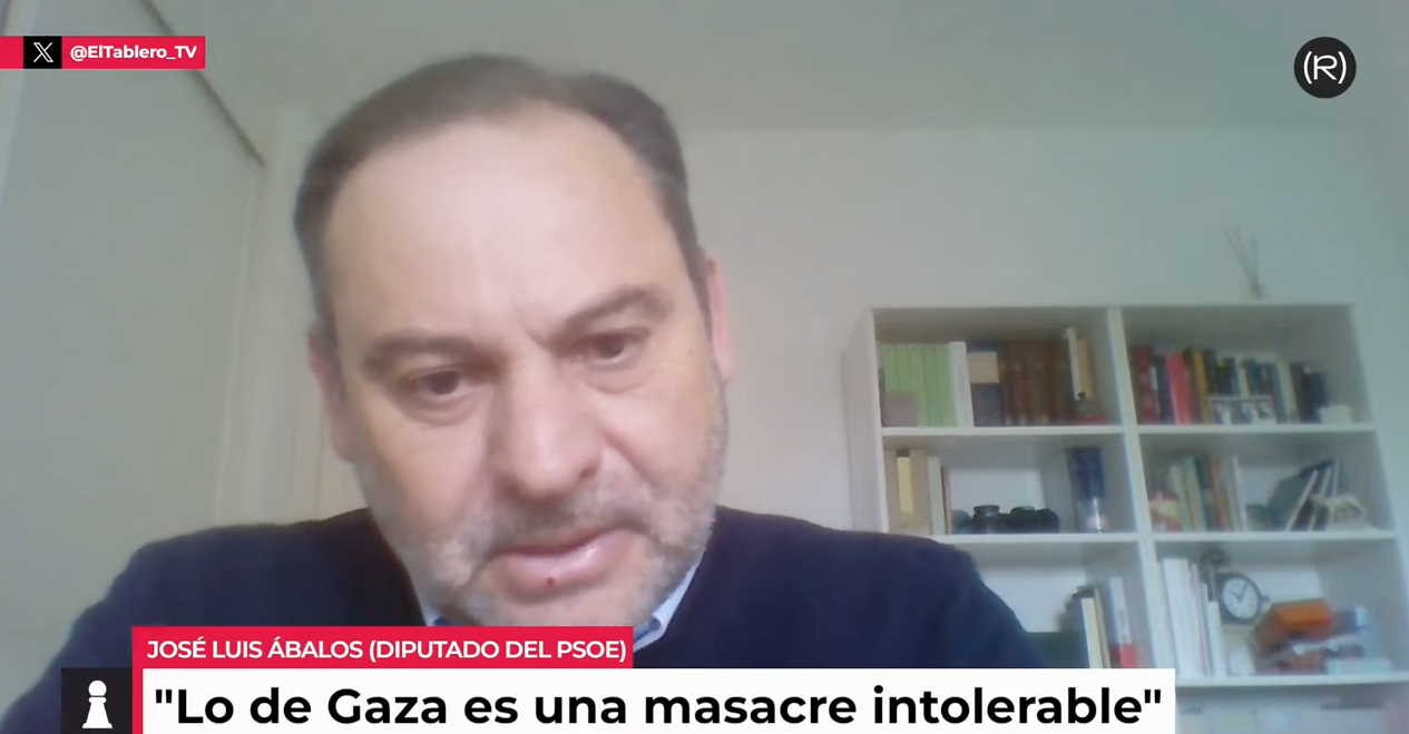 José Luis Ábalos (PSOE) sobre Gaza: “Es evidente que estamos asistiendo a un genocidio”