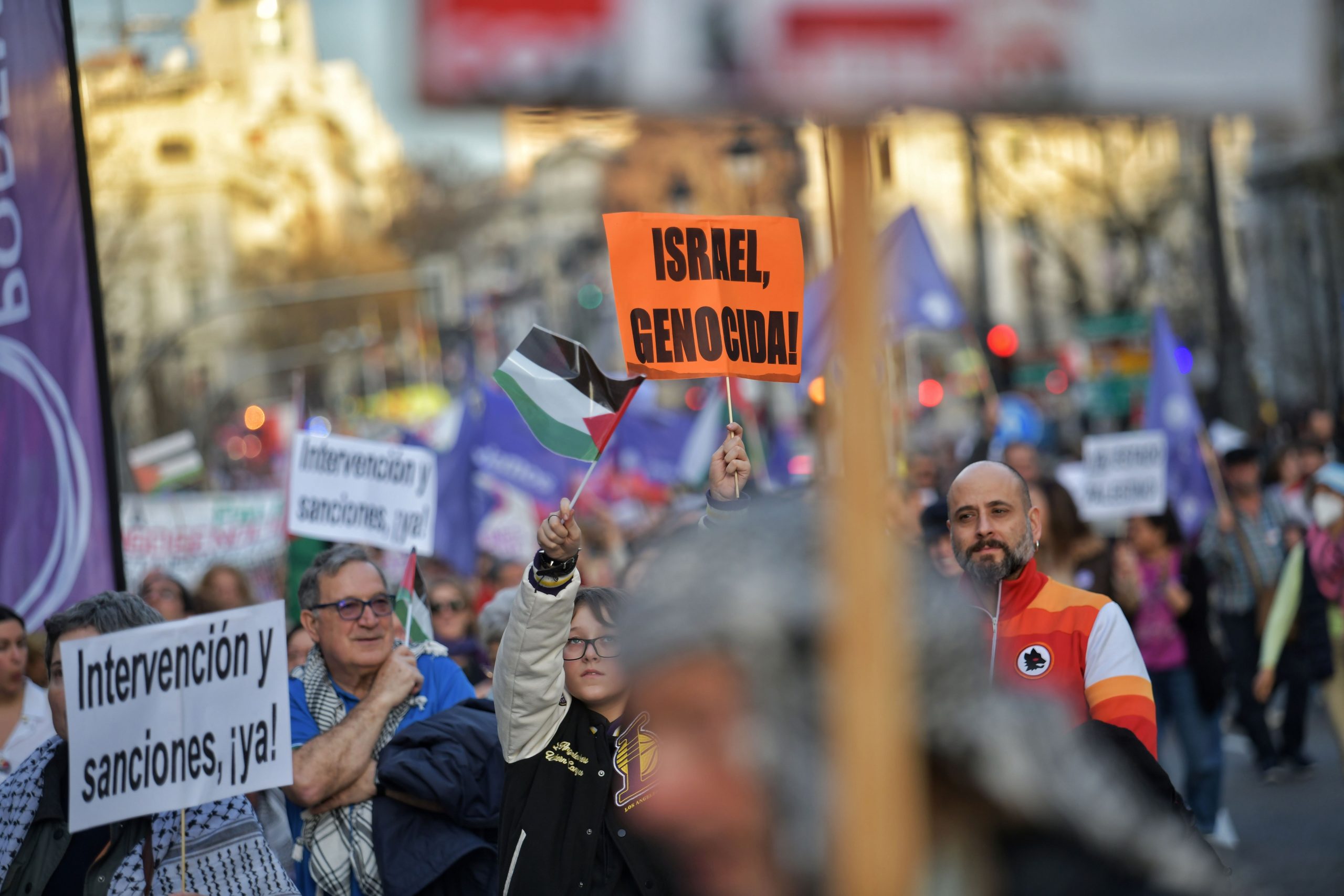 Manifestación en Madrid en apoyo a Palestina (Galería de fotos)