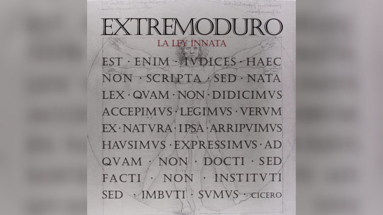 La ley no escrita de Extremoduro, «La Ley Innata»