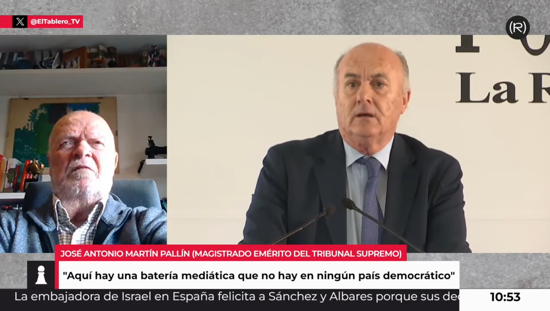Martín Pallín: “García-Castellón se ha distinguido por su intervencionismo en cualquier cuestión política que pueda perjudicar al Gobierno”
