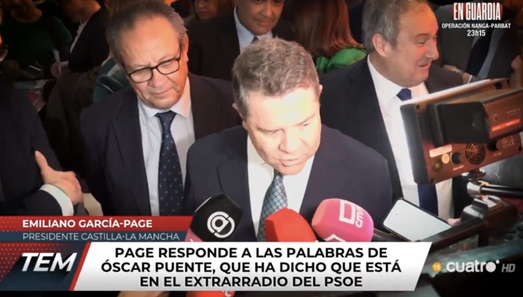 Óscar Puente responde a Page: “Tú sí que estás en el extrarradio del PSOE”