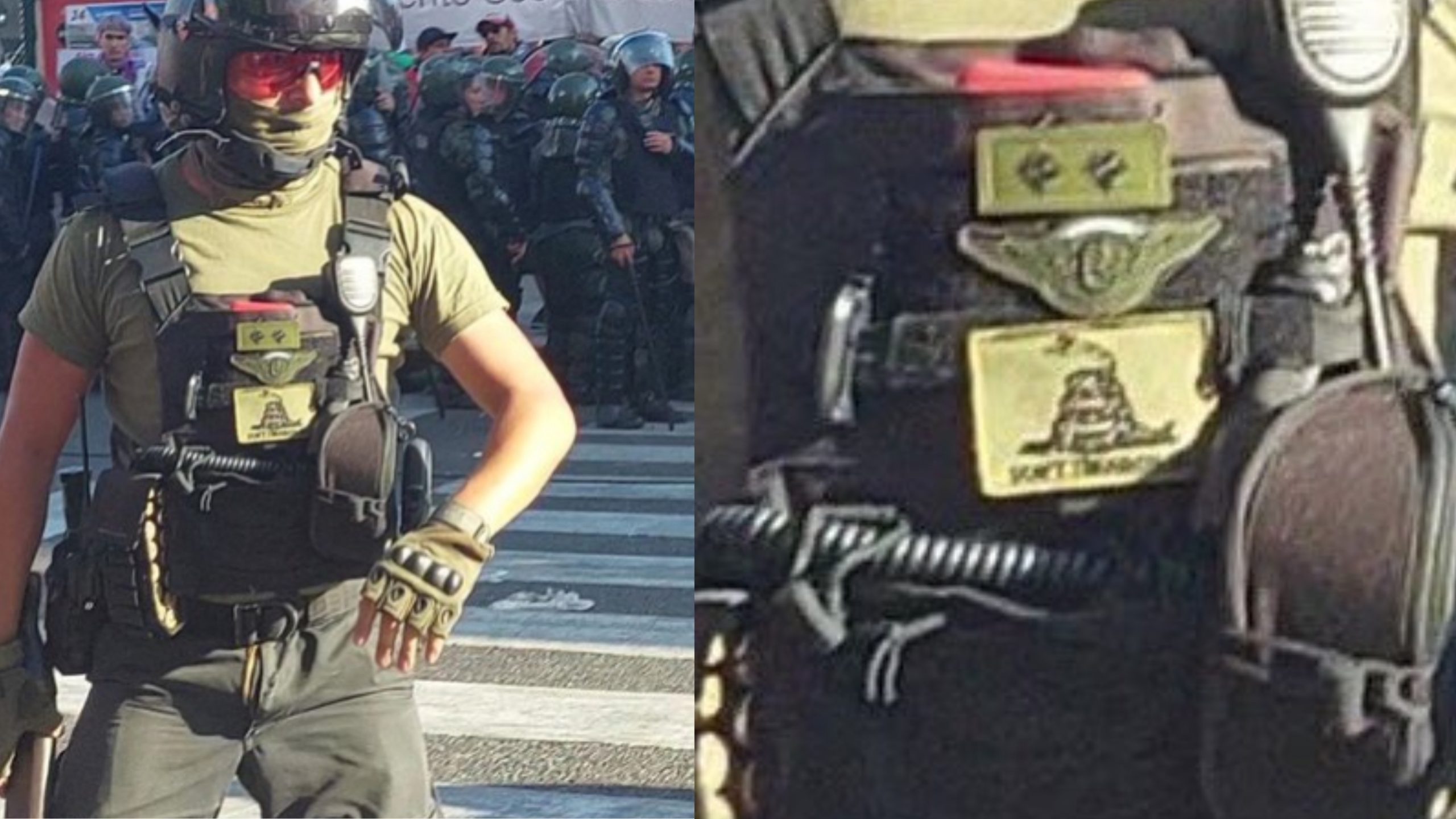 Símbolos ultras en la Policía Federal Argentina