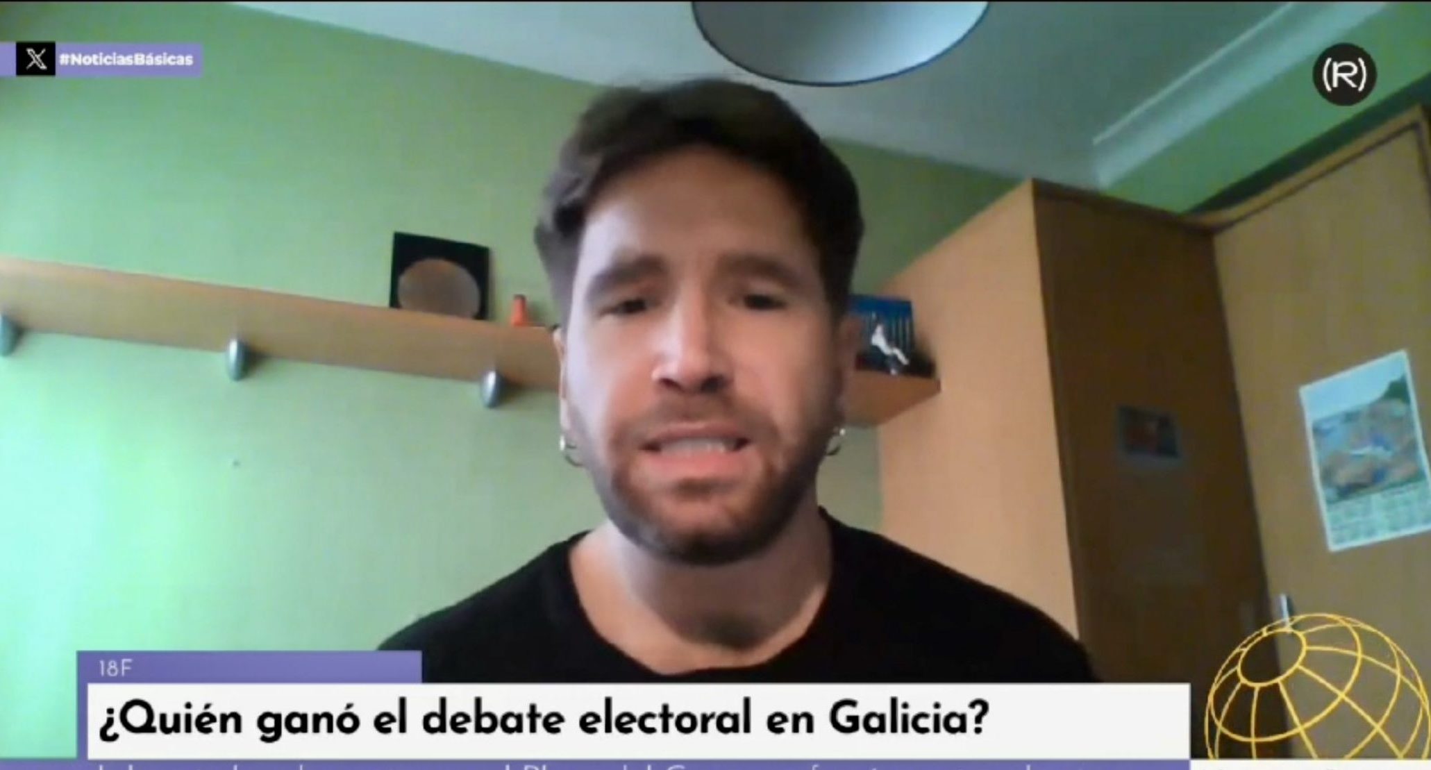 El politólogo Adrián Seijas valora el debate electoral de Galicia en Noticias Básicas