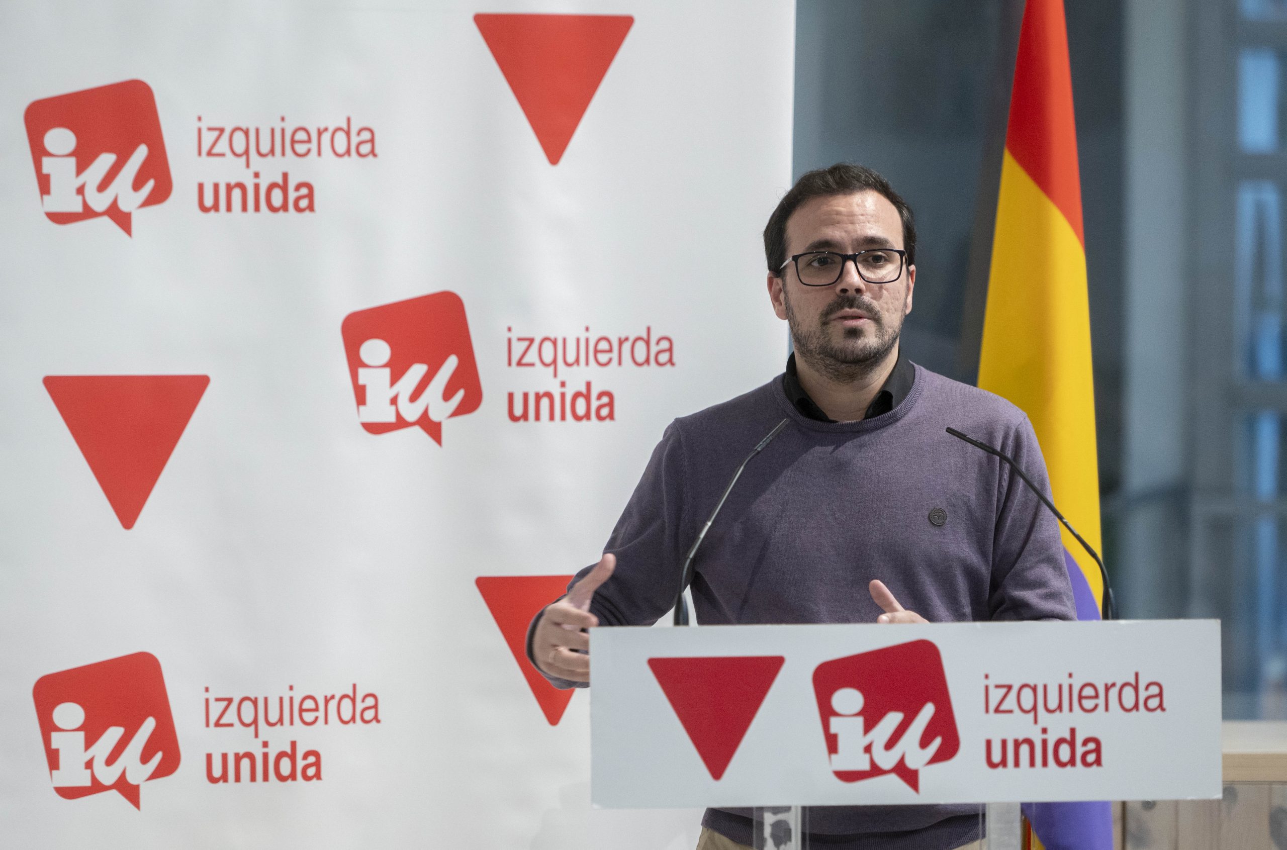 Las reacciones de Izquierda Unida a la polémica sobre Alberto Garzón