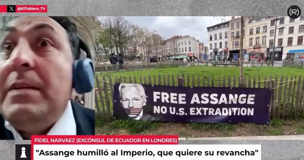 El ex cónsul de Ecuador habla desde Londres sobre la posible extradición al periodista Julian Assange