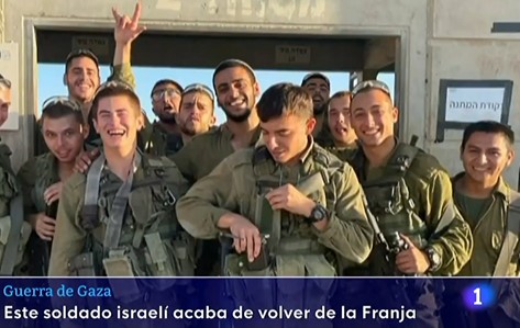 RTVE blanquea el genocidio: Almudena Ariza entrevista a un militar israelí que afirma «ahí no hay inocentes»