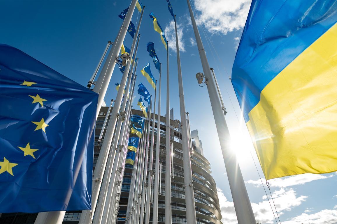 Europa muestra su apoyo a Ucrania