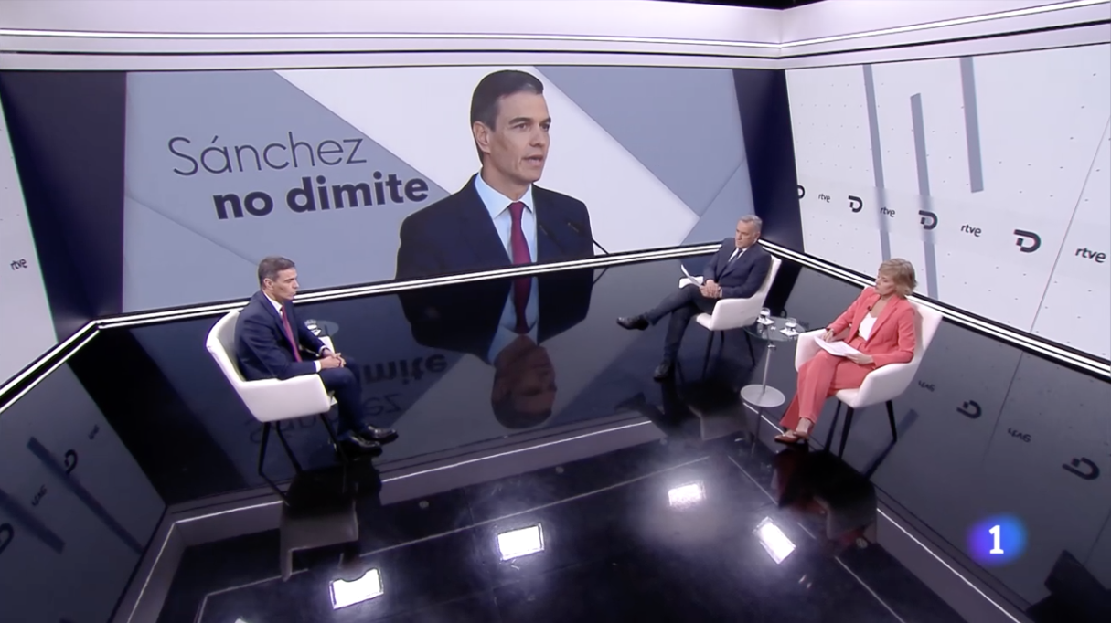 Pedro Sánchez da una entrevista de más de media hora a TVE y sigue sin concretar ninguna medida contra el lawfare